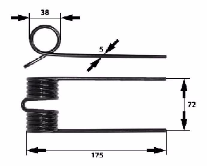 Dent pick up Hesston 701710102 Adaptable