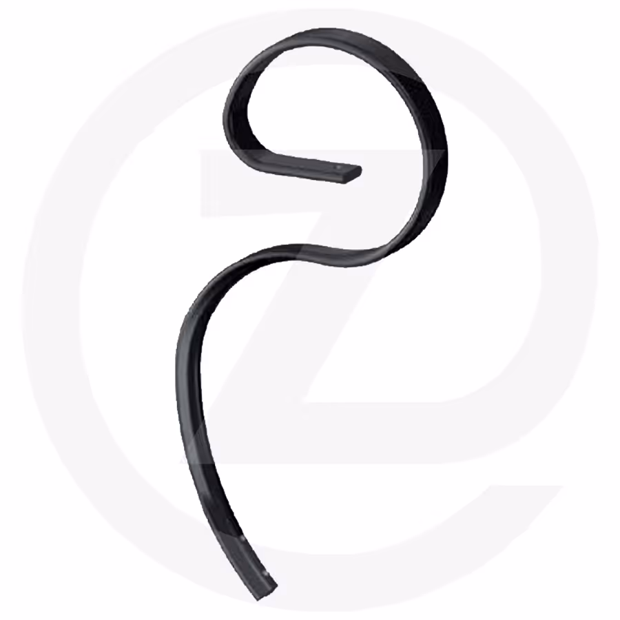 Dent de vibroculteur nue 45 x 12 mm