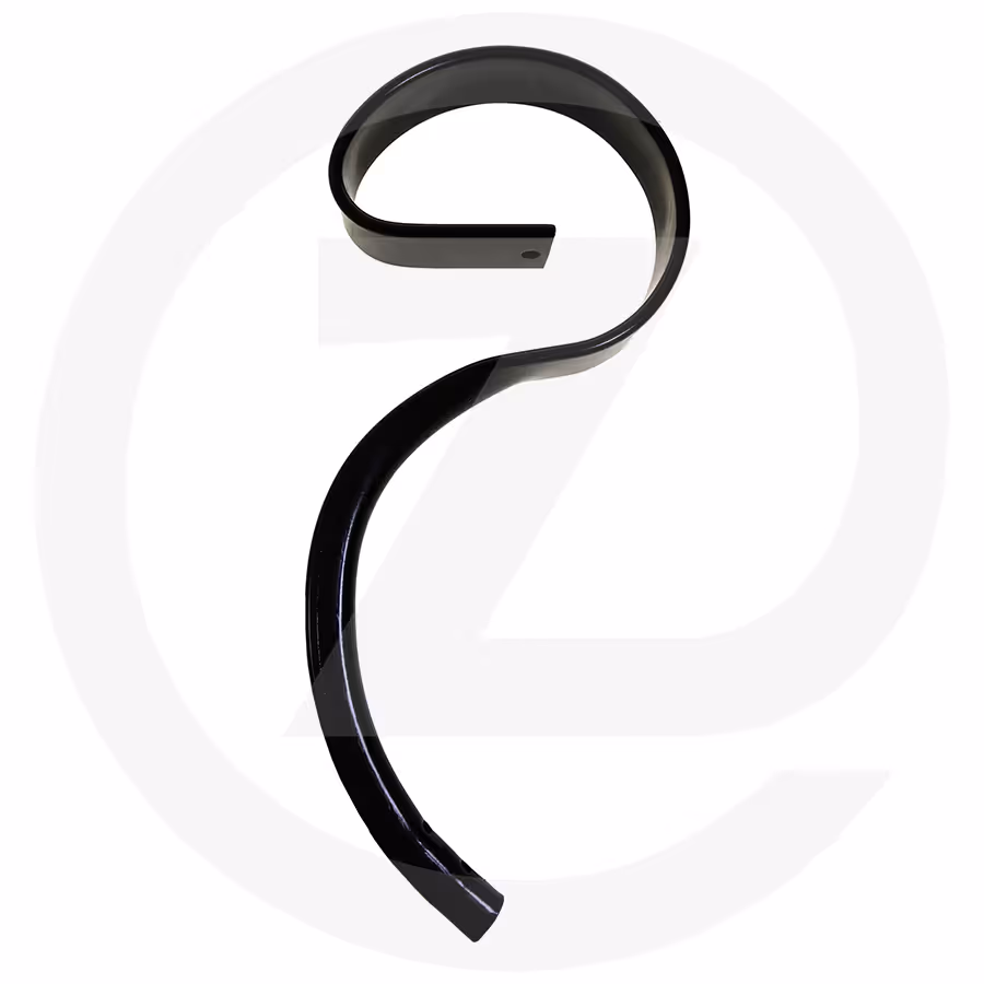 Dent de vibroculteur nue 70 x 12 mm