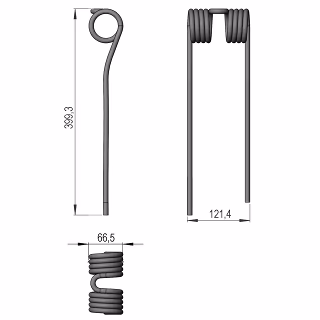 DENT FANEUSE DROITE SPIDER ALP ORIGNE SIP 154796000