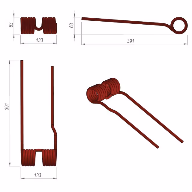 DENT FANEUSE DROITE SPIDER ORIGINE SIP 155170101