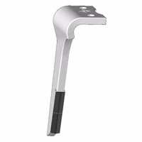 Dent de herse rotative Howard 182938 Gauche Carbure