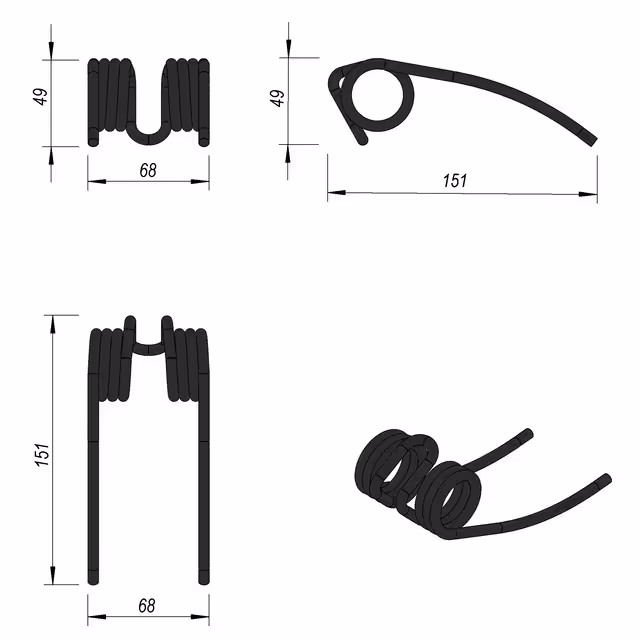 DENT PICKUP AIR 5,8MM ORIGINE SIP 30111212