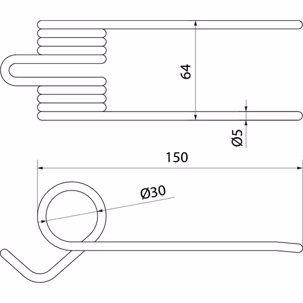 Dent Pickup KB8876437 Vicon adaptable