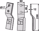 Dent rotative, droit