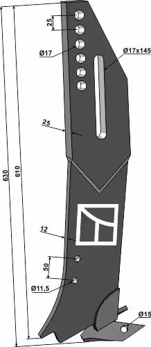 Dent decompacteur Great Plains 606-028H Adaptable