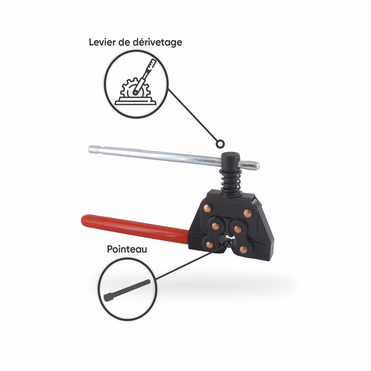 DERIVETEUSE CHAINE TRANSMISSION