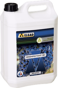 DÉSINFECTANT 3D - 5 LITRES, VENDU PAR 4