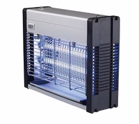 Destructeur insectes alu 2x20w 120m²