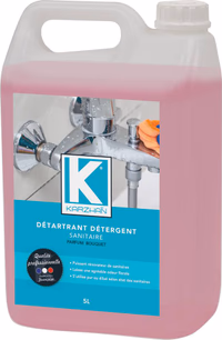 Détartrant rénovateur de sanitaire et salle de bain - lot de 4 bidons de 5L