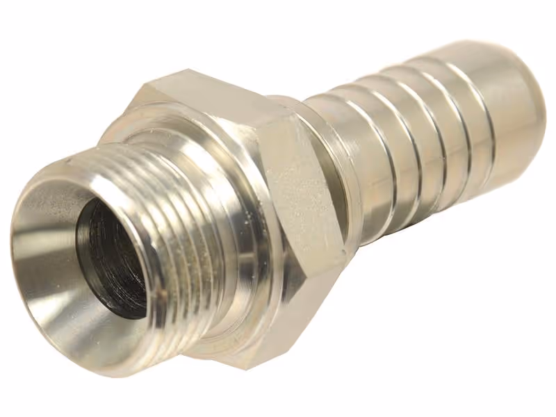 Dicsa BSP 60° Raccord à Sertir 1/2'' x 3/8'' Filetage mâle Droite - Vendu par 5