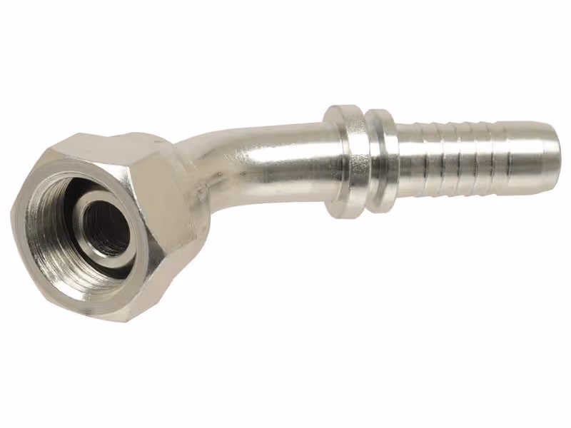 Dicsa BSP 60° Raccord à Sertir 1/4'' x 1/4'' Filetage femelle Embout tournant 135° - Vendu par 5