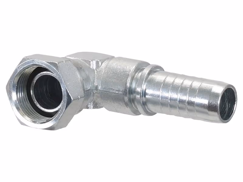 Dicsa BSP 60° Raccord à Sertir 3/4'' x 3/4'' Filetage femelle Embout tournante 90°