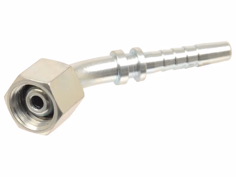 Dicsa côtes métriques 24°/60° Raccord à Sertir 3/8'' x M18 x 1.5 (12L) Embout tournant 135°
