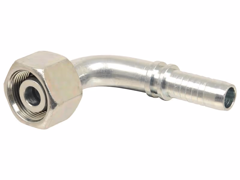 Dicsa côtes métriques 24° Raccord à Sertir 5/8'' x M30 x 2 (20S) Filetage femelle Embout tournant 90° joint torique