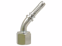 Dicsa ORFS Raccord à Sertir 1/4'' x 11/16'' Filetage femelle Embout tournant 135°