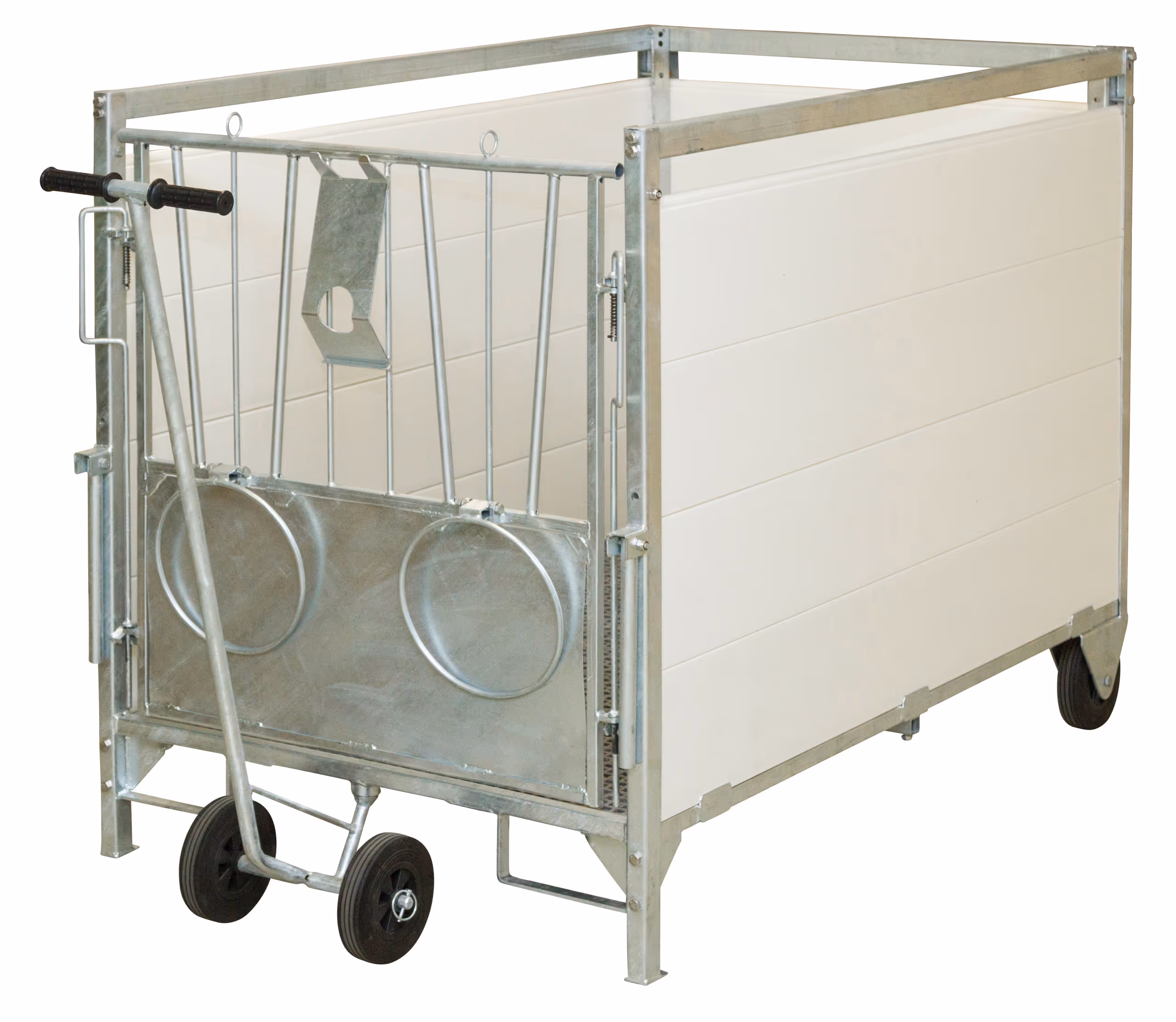 Dispositif de roulement pour case à veaux, grand/petit