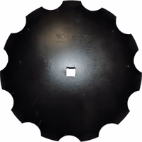Disque cover crop crénelé 560 x 4,5mm trou de 31mm Adaptable