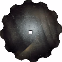Disque cover crop crénelé 610x5mm trou de 31mm Adaptable