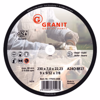 Disque à meuler (acier)