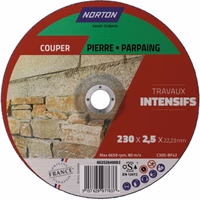 Disque a tronconner moyeu deporte 230x2,5x22,2 intensif materiaux