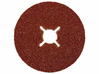 Disque abrasif en fibre Ø125 x 22mm 120g - Vendu par 25