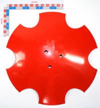 Disque Crante De Traceur Diam. 350Mm Ptr R=525 3 Tr.Ca.9 S/64 Mm. (1214Cf-0001)