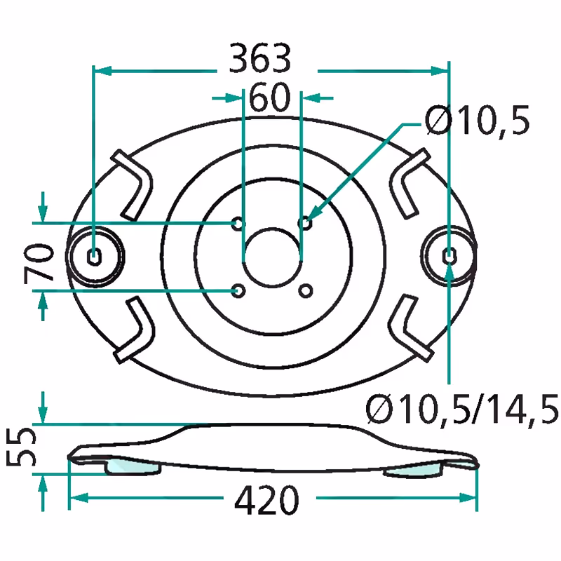 Disque de coupe Pottinger 397601502