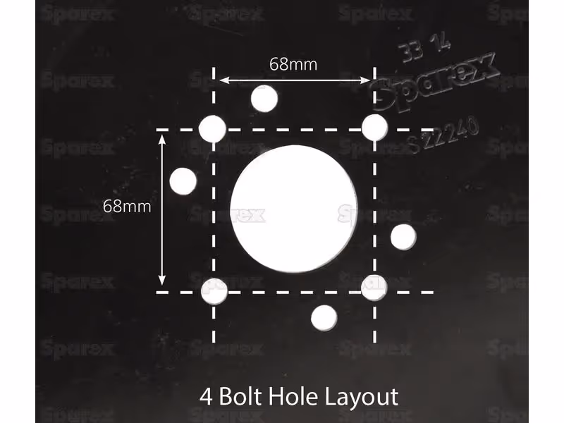 Disque de coutre Ø12'' (300mm) (Nbre. trous: 8)