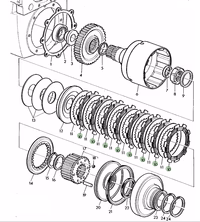 John Deere | Disque de friction à denture exterieur