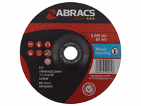 Disque de meulage déportés 178mm x 6mm x 22.23mm A24RBF - Vendu par 25