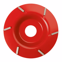 Disque de parage P6 rouge, Ø105mm
