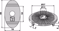 Disque de réglage