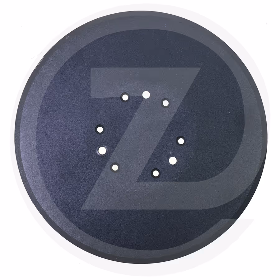 Disque de semoir lisse ø300x3 plat 9 trous