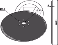 Disque de semoir Universel Ø382x4mm CT501540 Niaux 200