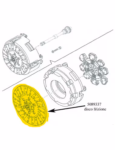Disque Embrayage 5089337 - New Holland