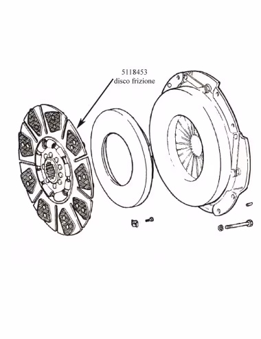 Disque Embrayage 5118453 - New Holland
