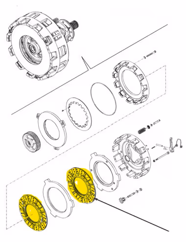 Disque Embrayage 5145041 - New Holland