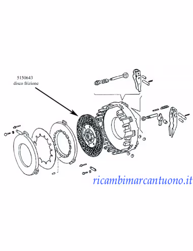 Disque Embrayage 5150643 - New Holland
