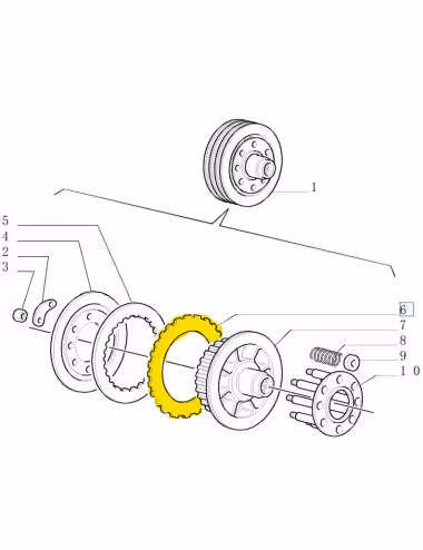 Disque Embrayage 5180285 - New Holland