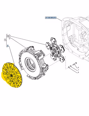 Disque Embrayage 84233500 - New Holland