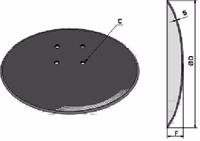 Disque lisse Becker 460x4mm 036606 Niaux 200