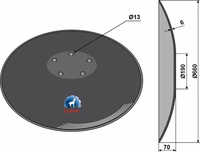 Disque lisse - Ø660x6