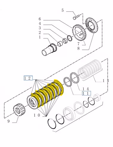 Disque Menant Embray 82002186 - New Holland