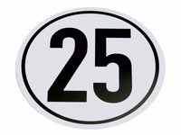 Disque plastique l.v. 25km/h