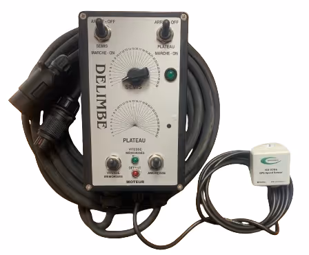 Distributeur anti limace Delimbe T24 70L DPA antenne GPS avec boitier standard