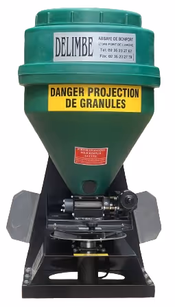 Distributeur anti limace Delimbe T24 70L DPA antenne GPS avec boitier standard