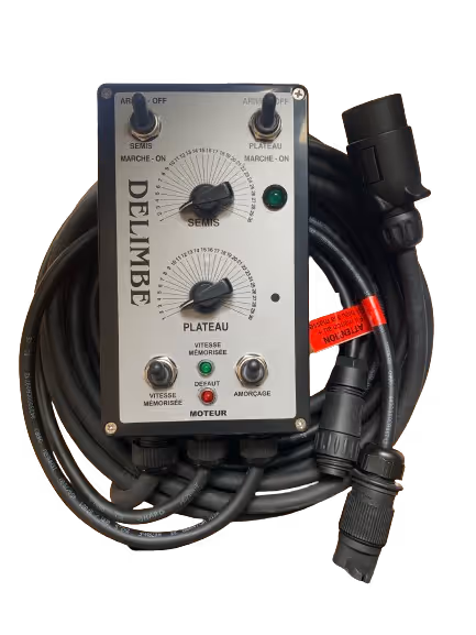 Distributeur anti limace Delimbe T28 120L DPA ISO avec boitier réglage de largeur