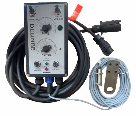 Distributeur anti limace Delimbe T28 70L DPA capteur avec boitier réglage de largeur