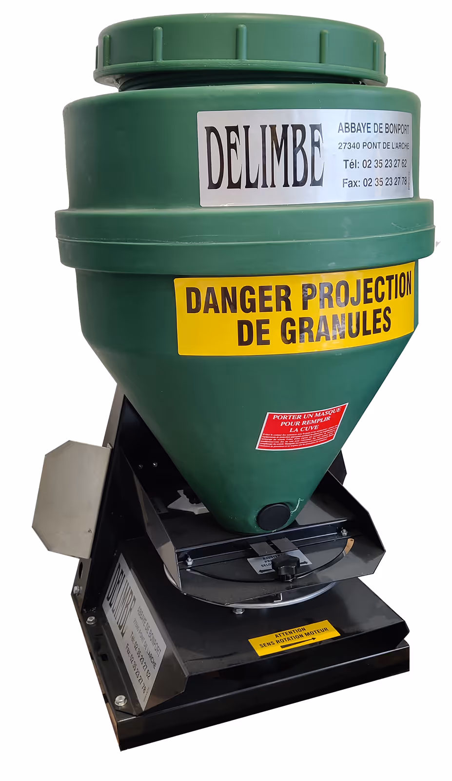 Distributeur Anti Limaces Delimbe T28 120L avec boitier de commande réglage de largeur